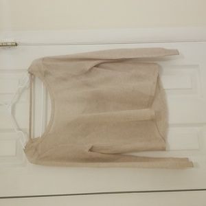 White House Black Market oatmeal/cream colored sweater